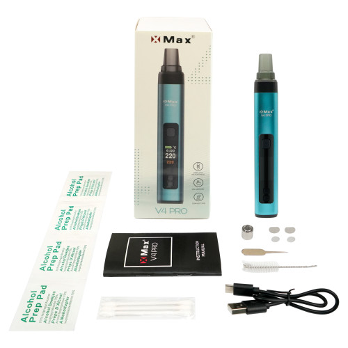 XMAX V4 PRO AIRFLOW ADJUSTABLE CONVECTION VAPORIZER IN BLUE