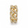 Pavé Curb Chain Diamond Ring in 18K Yellow Gold