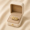 Pavé Curb Chain Diamond Ring in 18K Yellow Gold