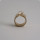 18K Yellow Gold Lab-Grown Diamond Ring