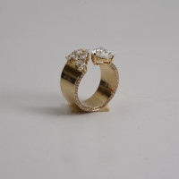 18K Yellow Gold Lab-Grown Diamond Ring