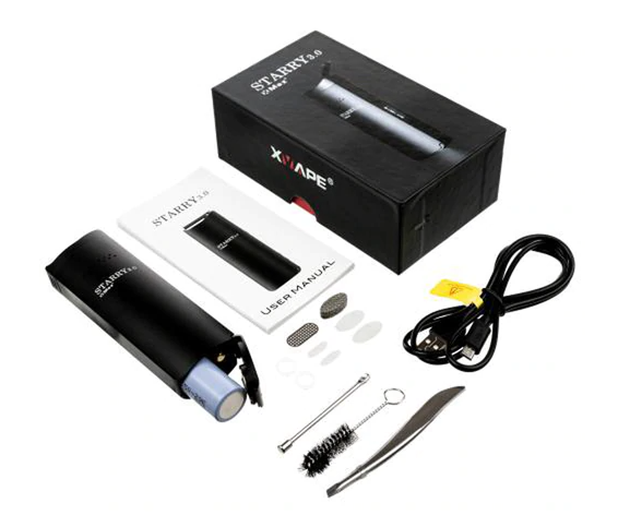 KIT CONTENT of XMAX STARRY V3 VAPORIZER