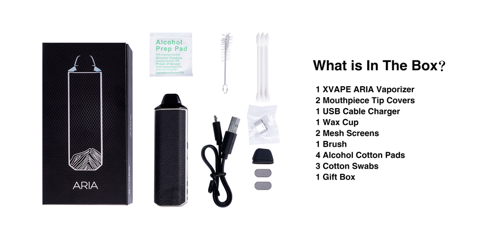 What's in the Gift Box of XVAPE ARIA