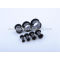 Black Single Flared Plug Cheap Ear Gauges Pugs with O-ring 3mm-16mm Mixed Sizes Body Jewelry O-ring Gauge Plugs
