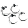 Body Jewelry Ear Stretching Steel Ear Expander Curved Tapers Mixed Sizes 2mm,2.5mm,3mm,4mm