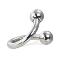 Steel Ball Spiral Twister 16G Labret Lip Rings Mixed Sizes Body Piercing Jewelry