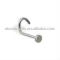 G23 Titanium Body Jewelry Highly Polished Titanium Nose Ring Nose Screw With Disc