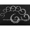 Printed Acrylic Spiral Expander Body Jewelry