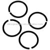 Black/Gold Titanium Anodized Fake Nose Rings Steel Clip on Nose Hoop Mixed Sizes Body Jewelry