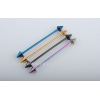 Body Jewelry 14 GaugeTitanium Anodized Cone Industrial Barbell 1.6*38*5mm Mixed Colors