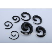 Body Jewelry Acrylic Spiral Ear Plug Ear Stretchers