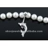Jumping Dolphin CZ Belly Ring Body Jewelry