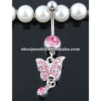 Butterfly Belly Ring Body Jewelry