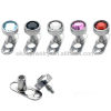 Highly Polished Surface Piercing G23 Titanium Body Jewelry Titanium Dermal Anchor With Flat Gem Ball Mixed Colors Free Shipping