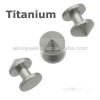 Highly Polished G23 Titanium Body Jewelry 18 Gauge Titanium Cone Skin Diver With 3.5mm Disk Free Shipping
