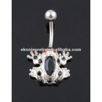 Frog Belly Ring Body Jewelry