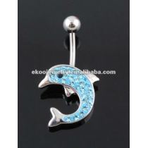 Dolphin Belly Ring Body Jewelry