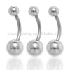 Wholesale Body Jewelry Surgical Steel Plain Navel Piercing