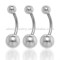 Wholesale Body Jewelry Surgical Steel Plain Navel Piercing