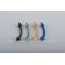 14 Gauge Titanium Anodized Spike Eyebrow Ring Banana Eyebrow With Cone 1.6*8*4mm Mixed Colors