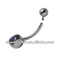 Wholesale Body Jewelry 316L Surgical Steel Navel Banana Internally Threaded Belly Button Rings