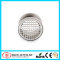 316L Surgical Steel Screen Design Screw-Fit Plug with Grid Mesh Body Piercing Jewelry
