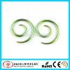316L Surgical Steel Green Titanium Anodized Ear Stretcher