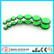 Neon Green Cheater Plug with O-Rings Acrylic Fake Ear Plugs