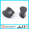 Made in China Wholesale Piercing Black Silicone Flexible Teardrop Plugs