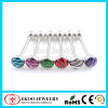 Barbell with Zebra Print Dome Top Wholesale Body Jewelry in China