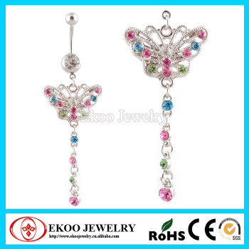 Butterfly Kite Charming Charlies Piercing Belly Button Rings