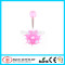 Silicone Downy Ball Belly Ring Piercing Body Jewelry