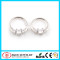 Horizontal Princess Septum Clickers with Cubic CZ Indian Nose Ring