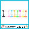 Bio Flexible Labret With Ball Plastic Labret Piercing Jewelry
