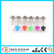 316L Surgical Steel Labret with UV Spike Cheap Lip Rings