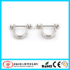 316L Surgical Steel Nipple Shield Ring with Multi Gems Pierced Nipple Jewelry