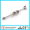 316L Surgical Steel 3D Dragon Unique Industrial Barbell