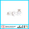 316L Surgical Steel Star Shaped CZ Pronged Set Earring Stud