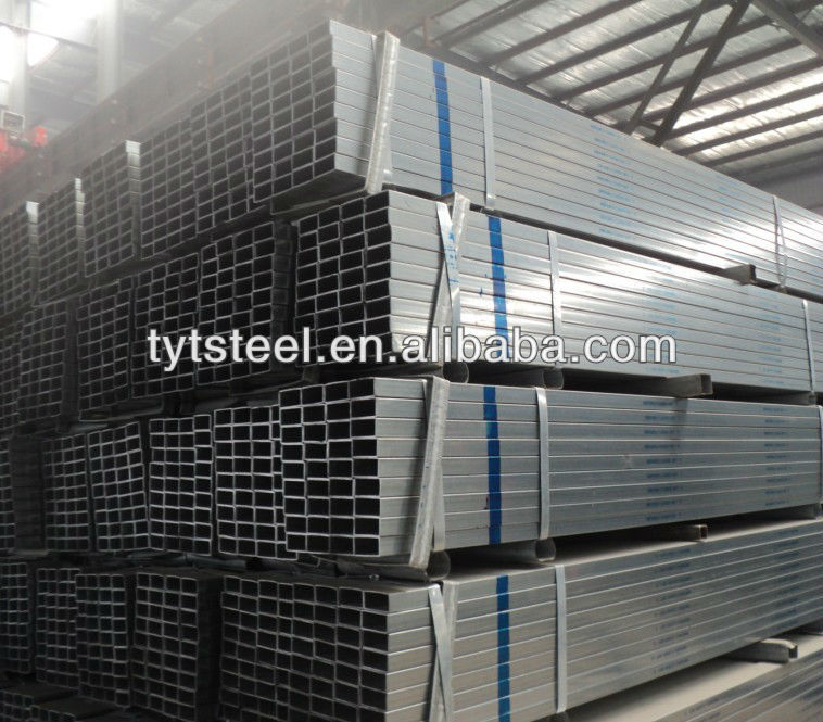 Hot dipped gal square steel pipe