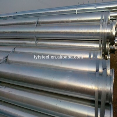 shouldered end galvanized steel pipes