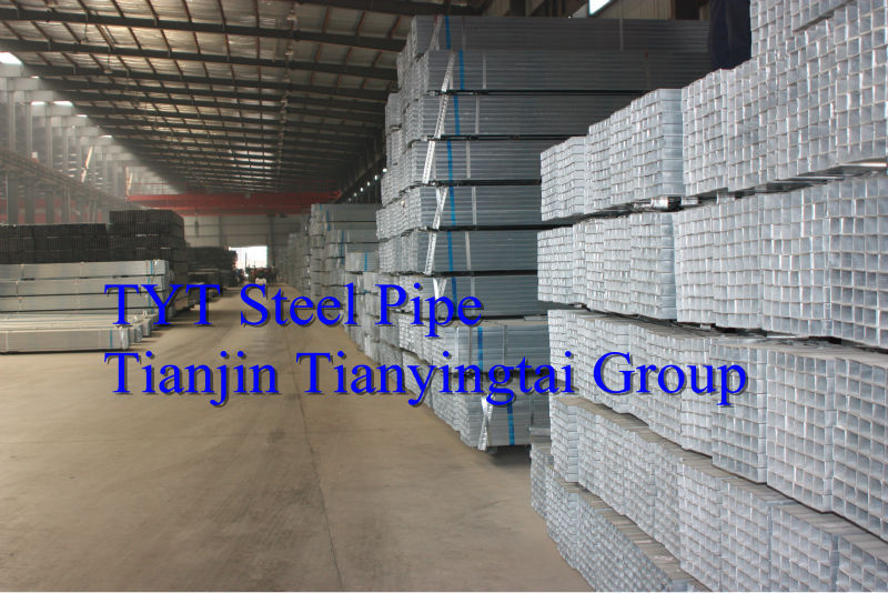 Hot Dipped Gal Square Steel Pipe