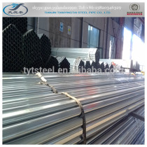 pre galvanized erw pipe for water in factory