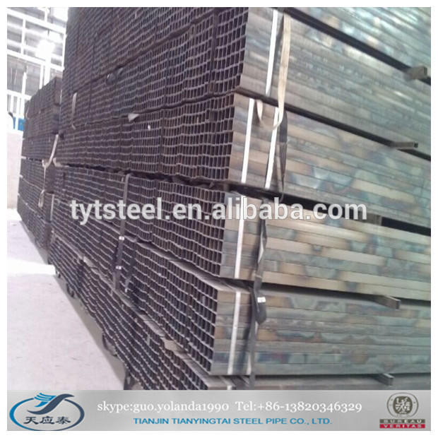 erw black rectangular steel pipe made in China