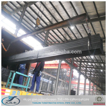 black welded square steel tube made in China