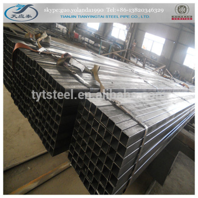 welded black square steel pipe made in China