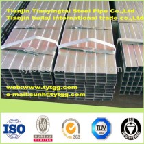 TYTGG /BS1387-1985/ ERWgalvanized square steel pipe