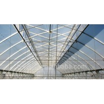 Butterfly roof vent greenhouse