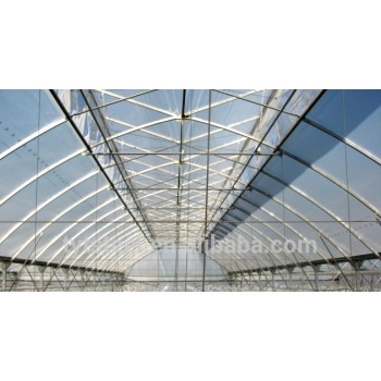 Butterfly roof vent greenhouse