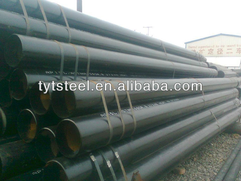 black steel seamless pipes