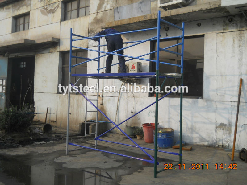 galvanized scaffolding